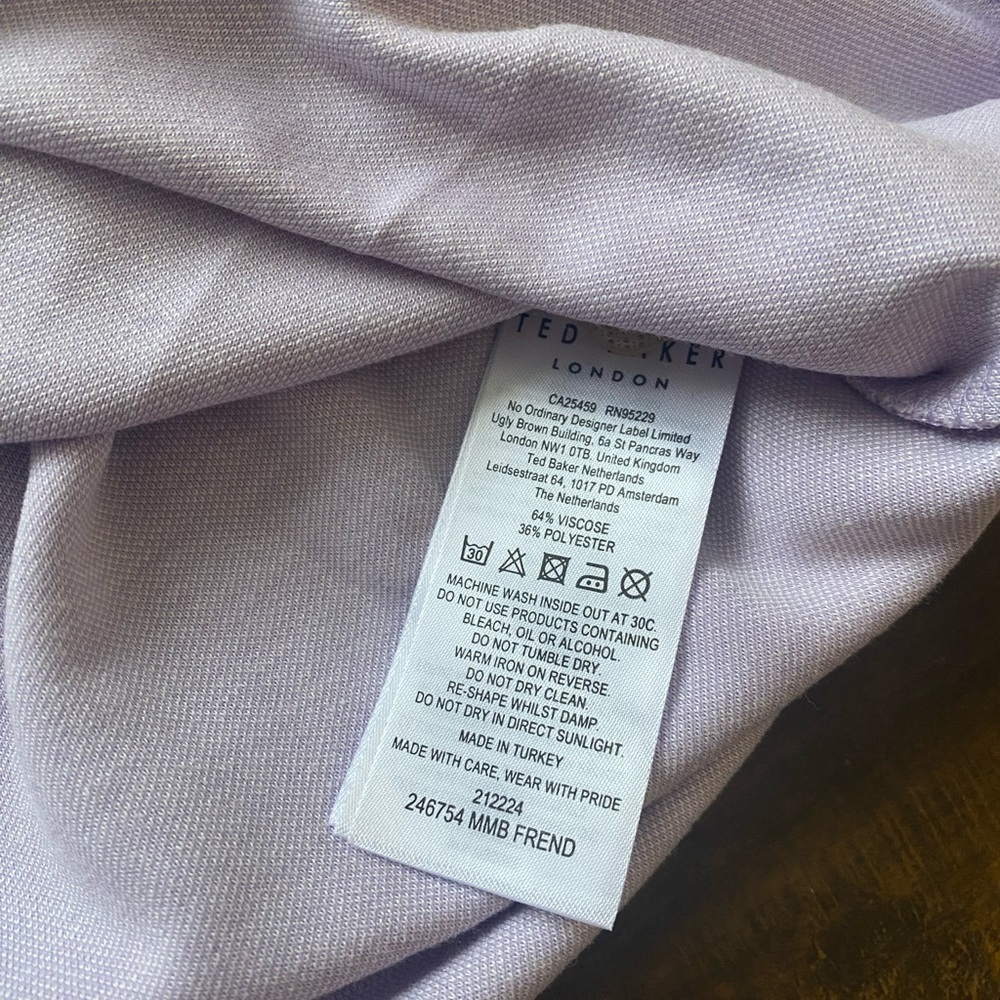 Ted Baker woven collar Polo - Picture 11 of 12